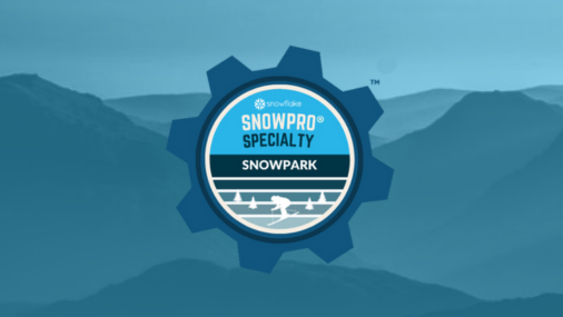 SnowPro Specialty: Snowpark - snowflake certifications