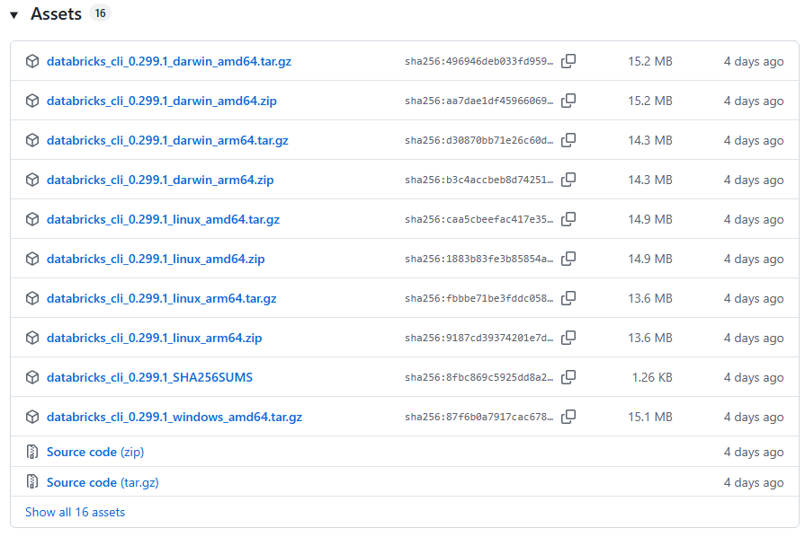 Manually downloading Databricks CLI - Cluster ID in Databricks