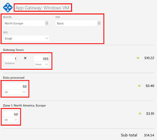 azure app gateway windows vm