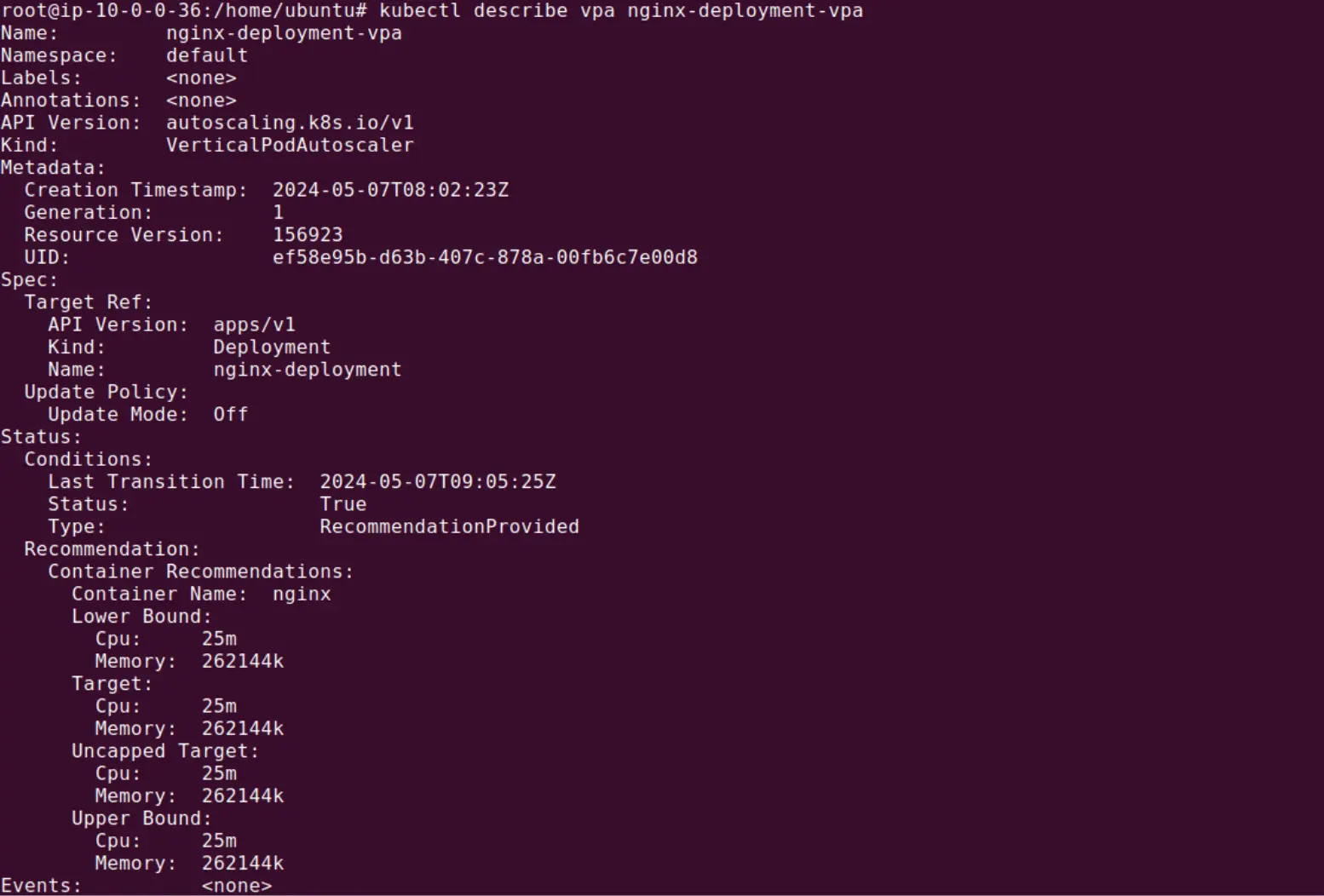 Kubernetes VPA Guide