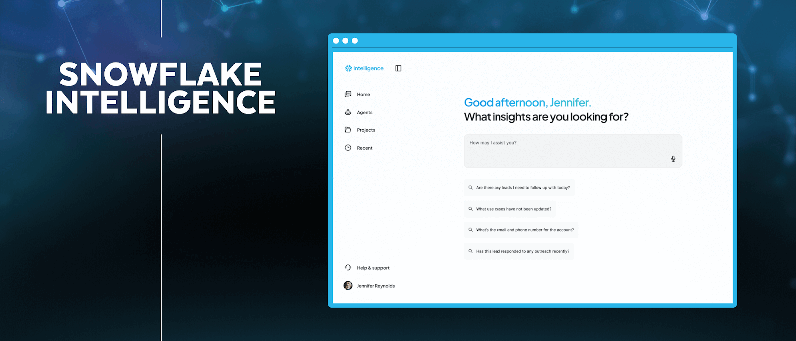 Snowflake Intelligence (Source: Snowflake)