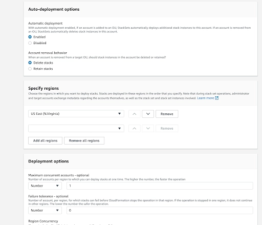 auto deployment options