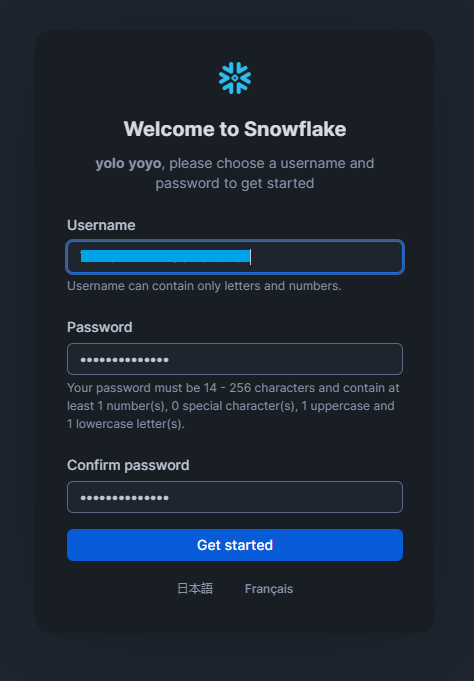 Signing up for Snowflake Cortex Code CLI