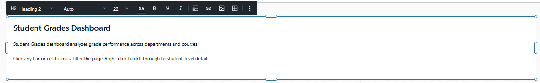 Markdown text editor for dashboard annotations—Databricks AI/BI dashboards 