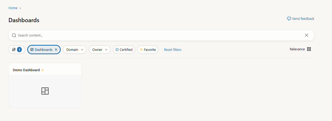 Interactive Databricks AI/BI dashboard view—Databricks One 