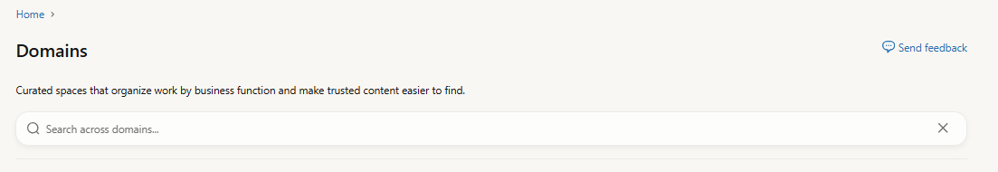 Domains content discovery—Databricks One 