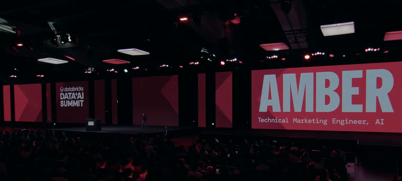 Amber Roberts live demo at Databricks Data + AI Summit 2026
