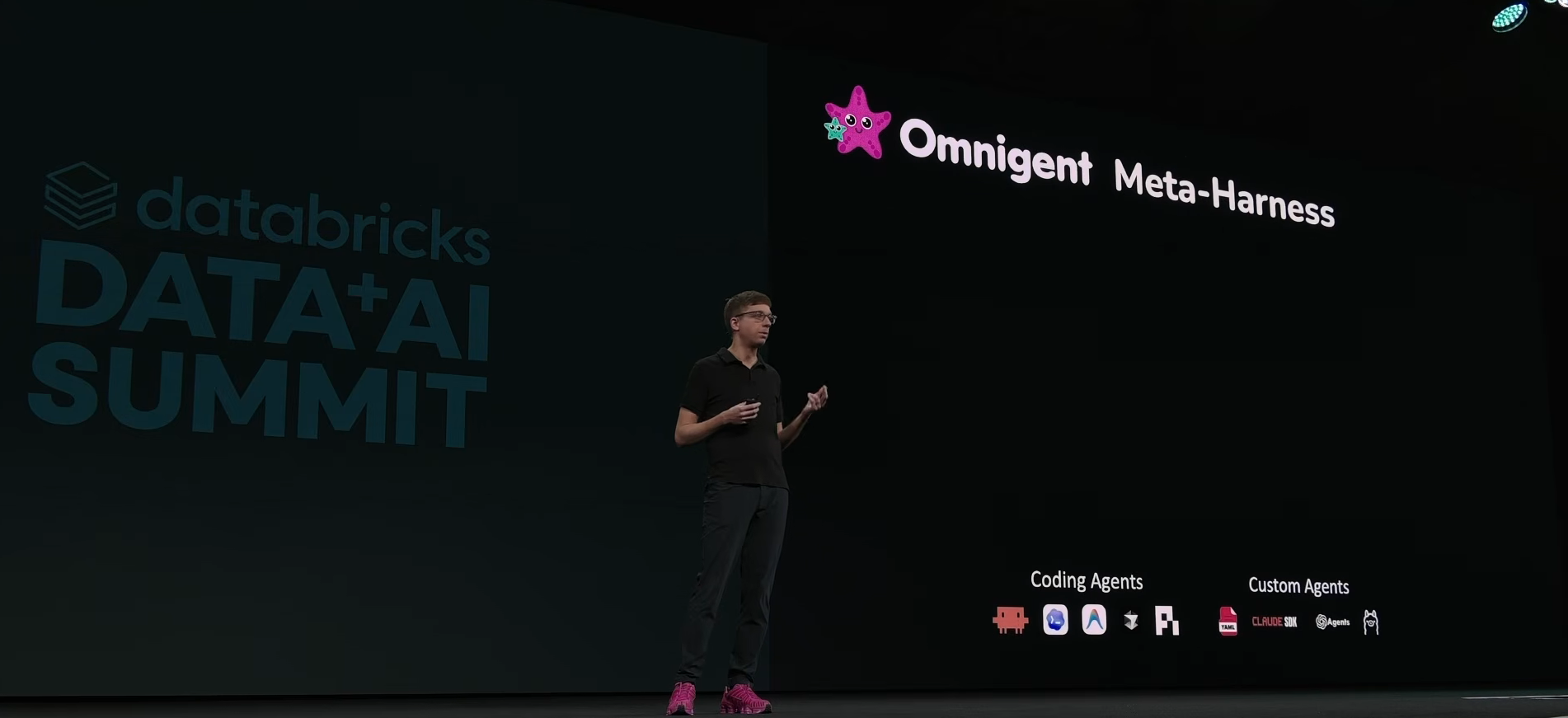 Matei Zaharia announcing Omnigent at Databricks Data + AI Summit 2026