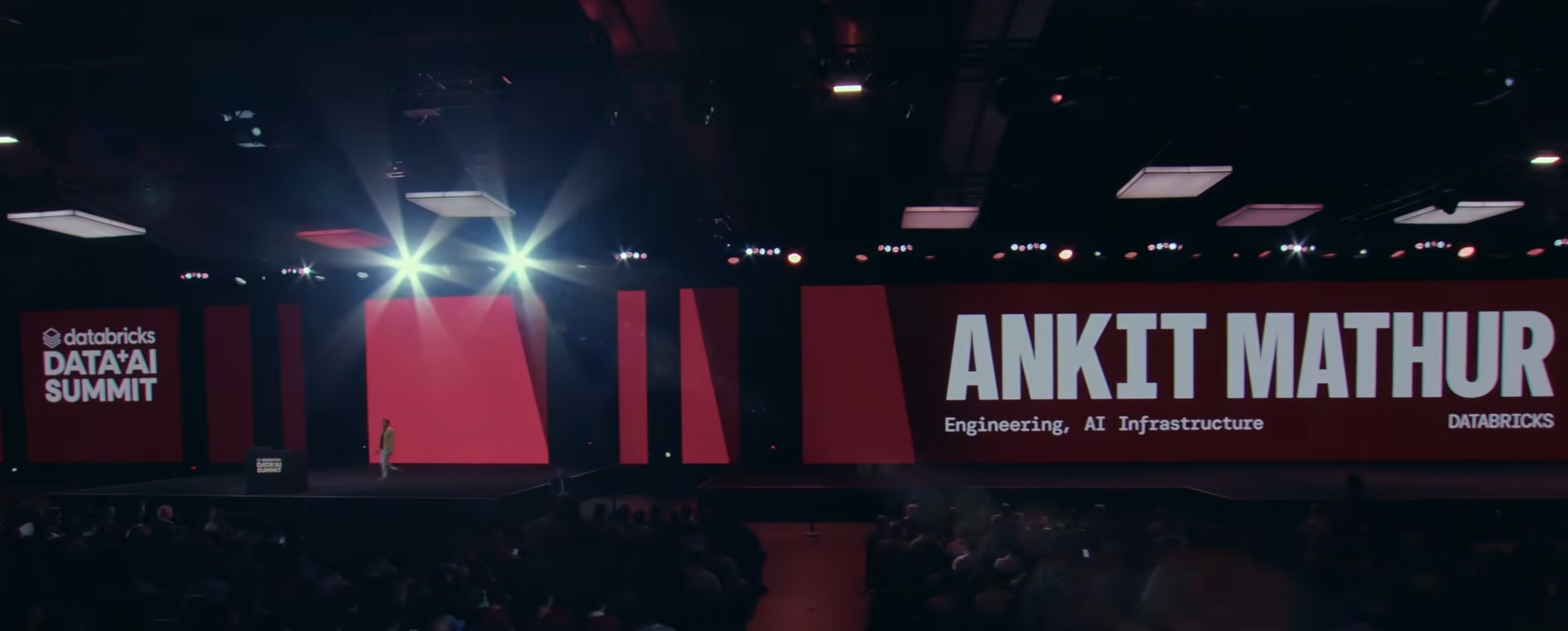 Ankit Mathur demoing at Databricks Data + AI Summit 2026 - Databricks Summit 2026