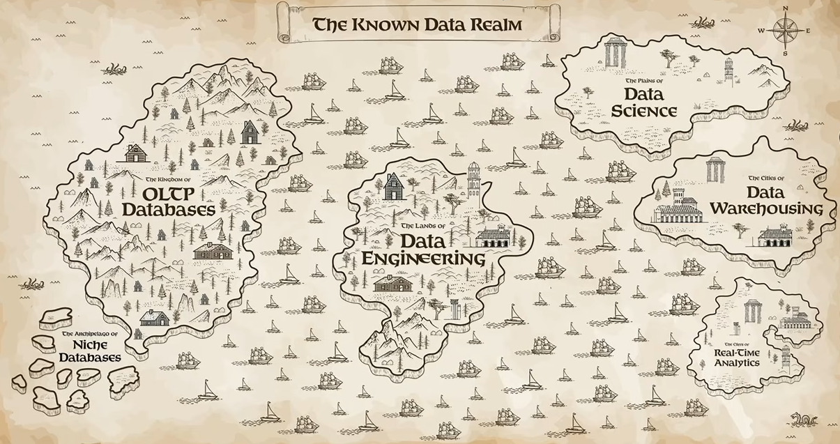 The 'Known data realm' overview, as presented by Ali Ghodsi at Databricks Data + AI Summit 2026 (Source: Databricks Data + AI Summit 2026) 
