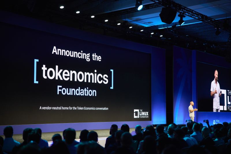 J.R. Storment announcing the Tokenomics Foundation at FinOps X 2026