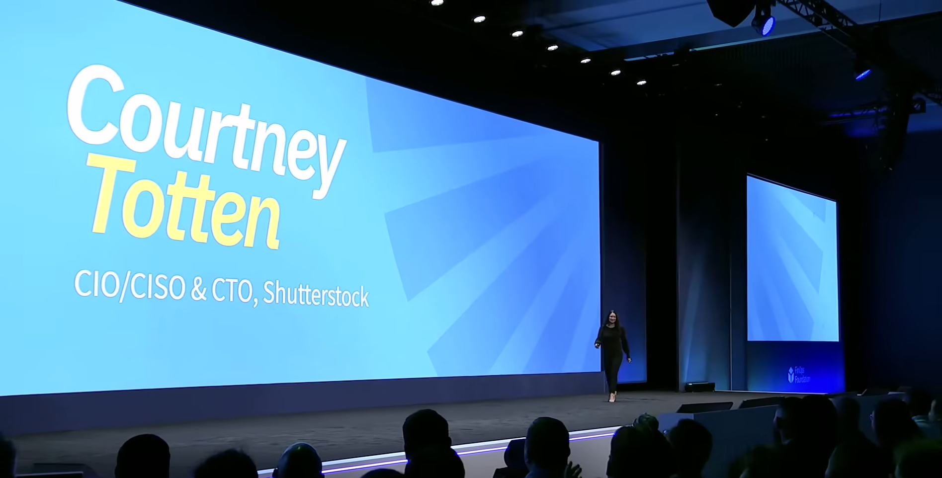 Courtney Totten from Shutterstock presenting at FinOps X 2026