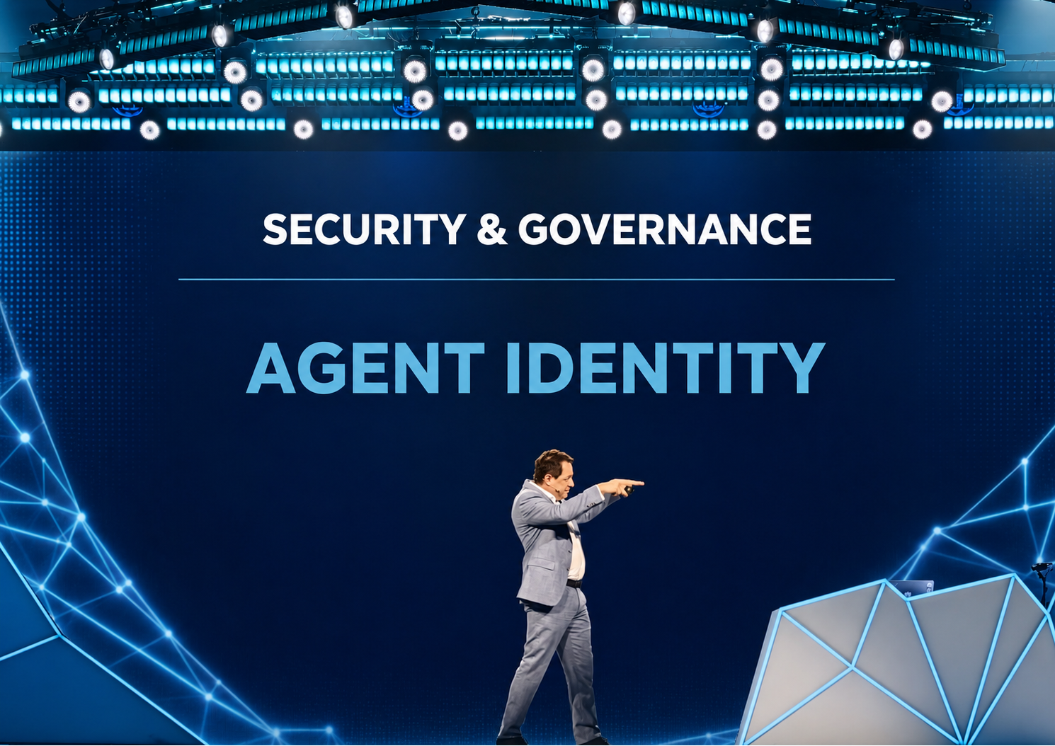 Snowflake AI Agent Identity introduction slide - Snowflake Summit 2026
