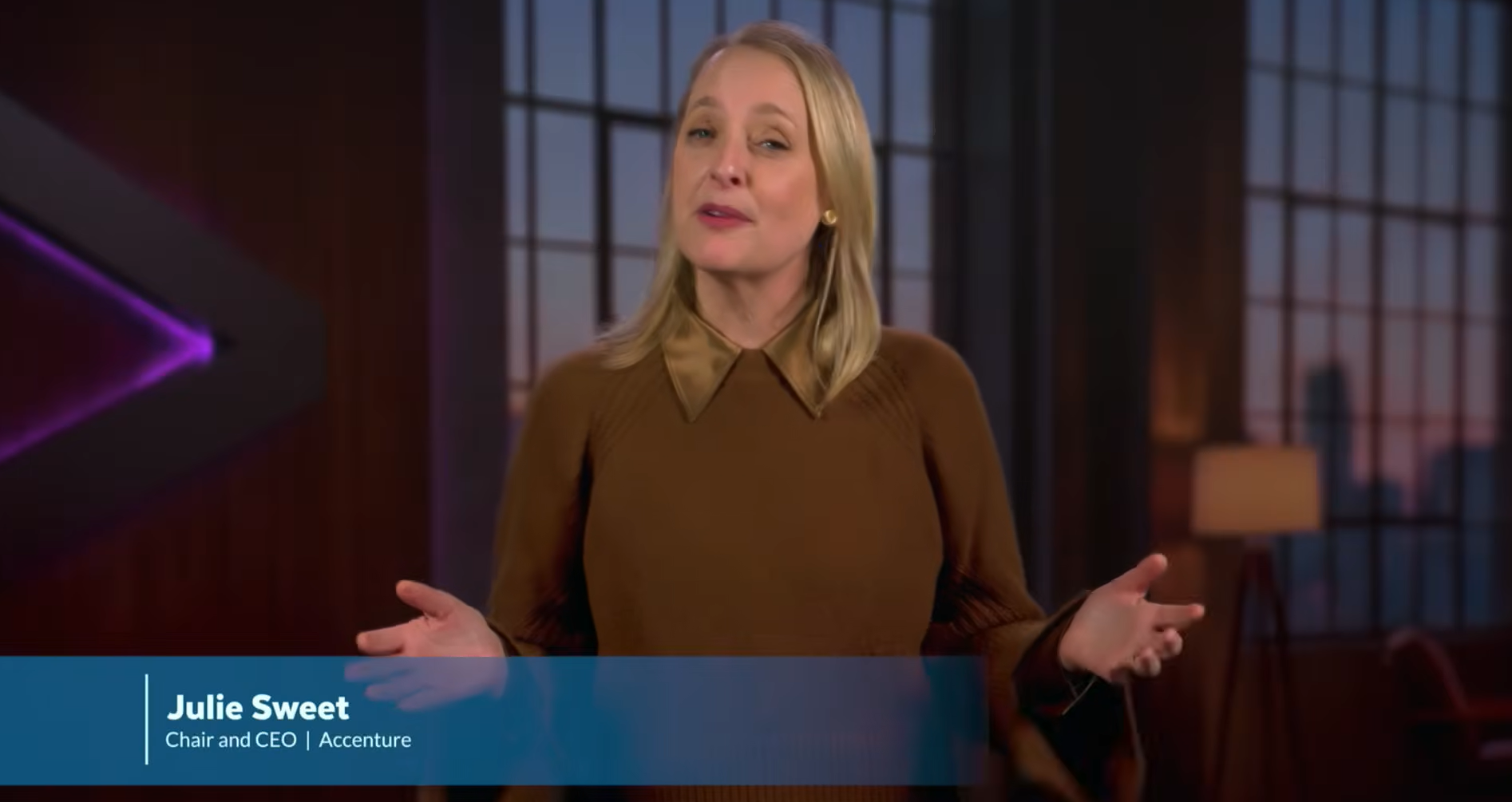 Julie Sweet, CEO of Accenture, discussing AI adoption - Snowflake Summit 2026