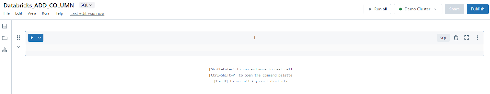 Naming Databricks Notebook - Databricks ADD COLUMN – Databricks ALTER TABLE ADD COLUMN – Databricks Add Column to Table – Databricks Notebooks – Databricks Clusters – Databricks Table – Databricks Delta Table – Delta Live Tables Databricks – Databricks CREATE TABLE – Databricks External Table – Databricks Clone Table – Databricks Managed Table – Databricks SHOW TABLE – Databricks DROP TABLE – Databricks PySpark – Databricks spark sql