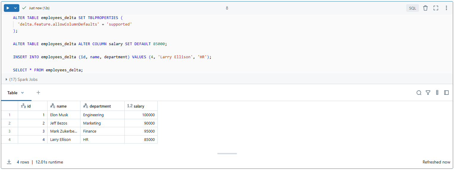 Adding Column to Databricks Delta Table - Databricks ADD COLUMN – Databricks ALTER TABLE ADD COLUMN – Databricks Add Column to Table – Databricks Notebooks – Databricks Clusters – Databricks Table – Databricks Delta Table – Delta Live Tables Databricks – Databricks CREATE TABLE – Databricks External Table – Databricks Clone Table – Databricks Managed Table – Databricks SHOW TABLE – Databricks DROP TABLE – Databricks PySpark – Databricks spark sql