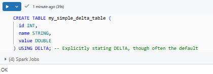 Creating Databricks Table