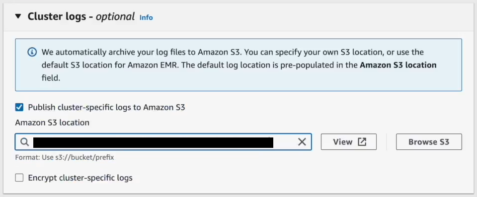 Configuring Logging - AWS – AWS EMR – EMR Cluster – AWS EMR Cluster – Create EMR Cluster – Create an EMR Cluster – AWS EMR Create Cluster – EMR Create Cluster – AWS Elastic Compute Cloud – Elastic Compute Cloud – AWS EC2 – EC2 instance – EC2 instance type – AWS S3 – AWS VPCs – AWS Identity and Access Management – AWS IAM – AWS Virtual Private Cloud – AWS VPC – AWS EKS – Elastic Kubernetes Service – AWS Spot Instances – ETL workflow – CloudWatch monitoring – EC2 Security Groups – EC2 Key Pair – Big Data Framework – Managed Big Data Platform – Apache Spark – Spark on EMR – Apache Hadoop – Apache Flink – Trino – Apache Hive – AWS Ecosystem – EMR Studio – EMRFS – EMR File System – AWS Graviton2 – EMR Notebooks – EMR Features – EMR Architecture – AWS EMR Architecture – AWS EMR best practices – EMR Nodes – EMR Performance