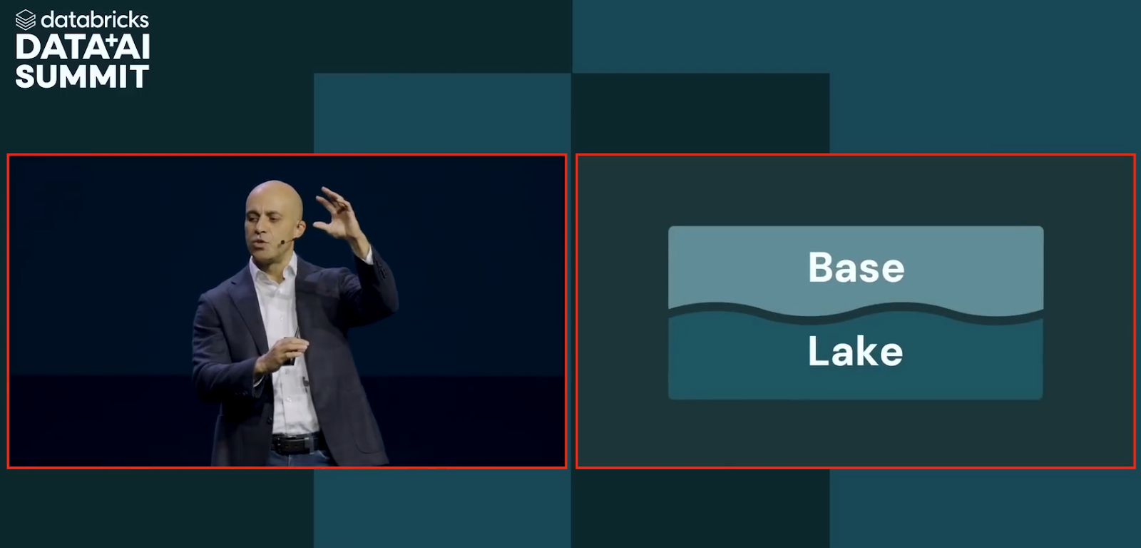 Ali Ghodsi announcing Databricks Lakebase - Databricks Summit 2025 - Databricks Data AI Summit 2025 - Databricks Data + AI Summit 2025