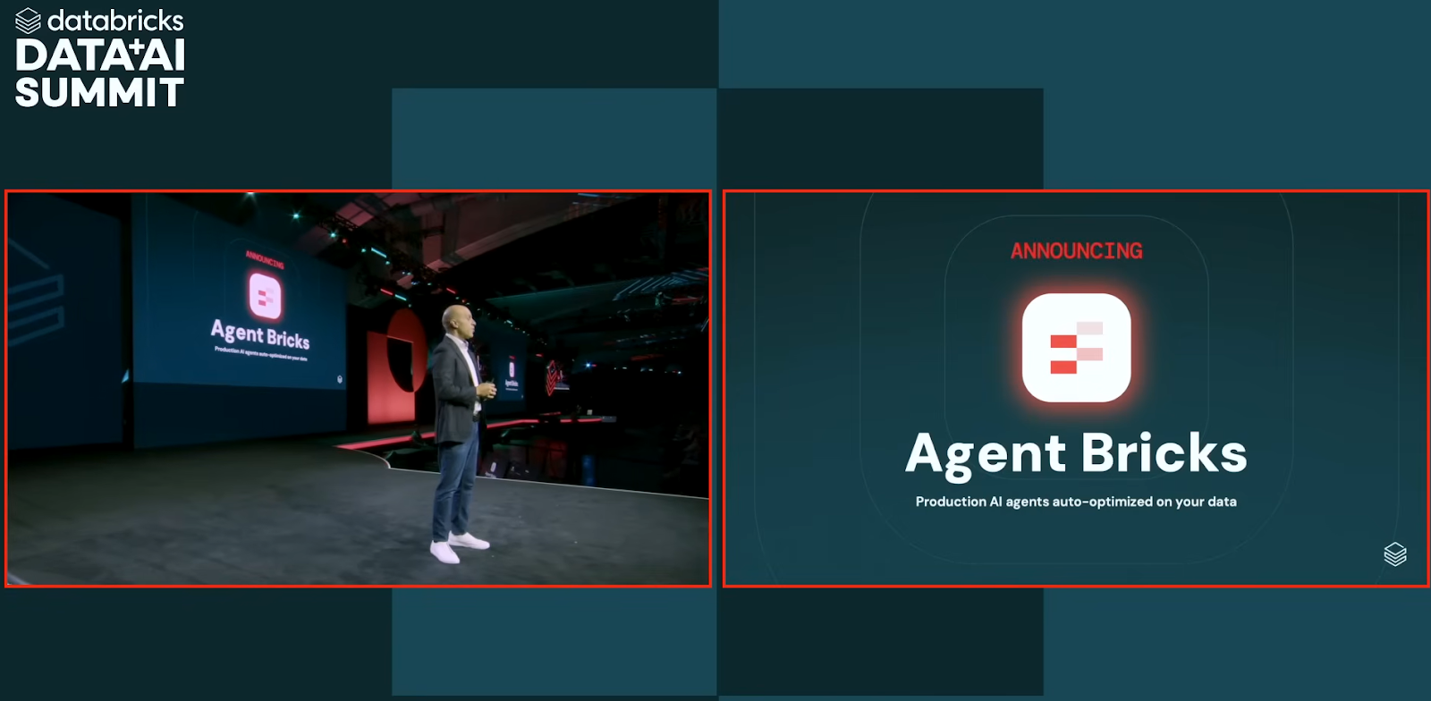 Ghodsi introducing Agent Bricks - Databricks Summit 2025 - Databricks Data AI Summit 2025 - Databricks Data + AI Summit 2025
