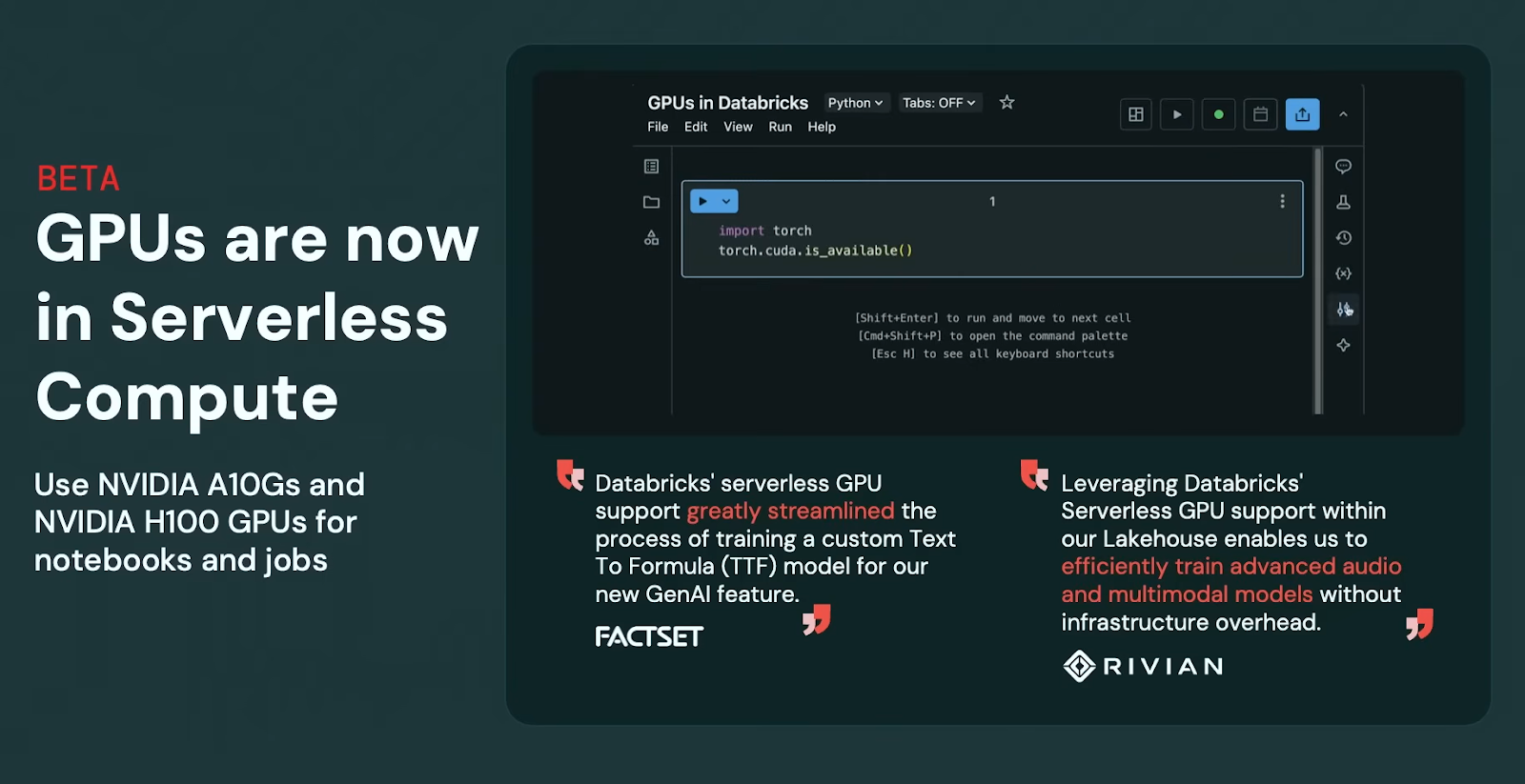 Introduction of Serverless GPU compute - Databricks Summit 2025 - Databricks Data AI Summit 2025 - Databricks Data + AI Summit 2025