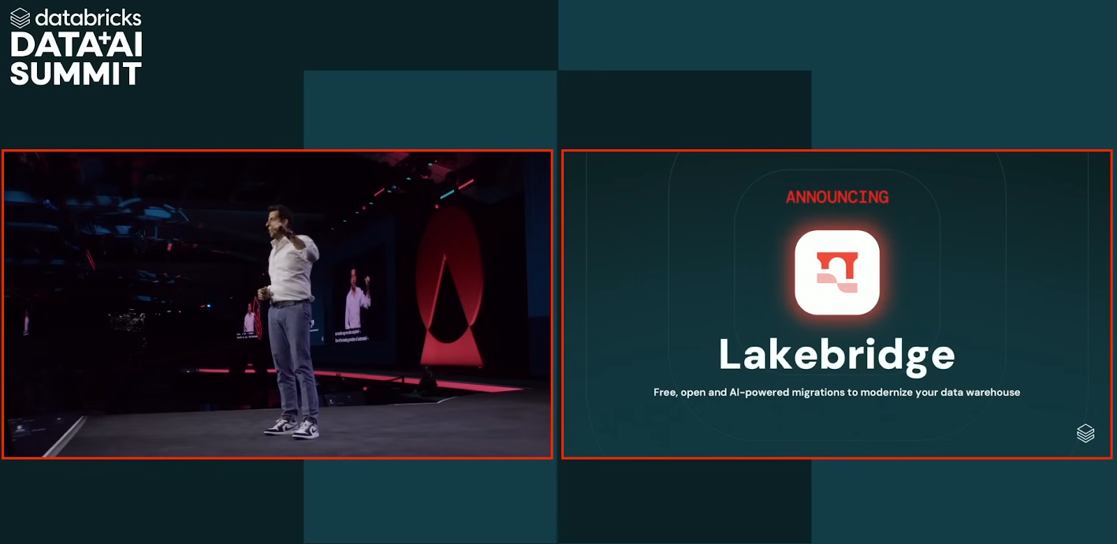 Arsalan introducing Lakebridge - Databricks Summit 2025 - Databricks Data AI Summit 2025 - Databricks Data + AI Summit 2025