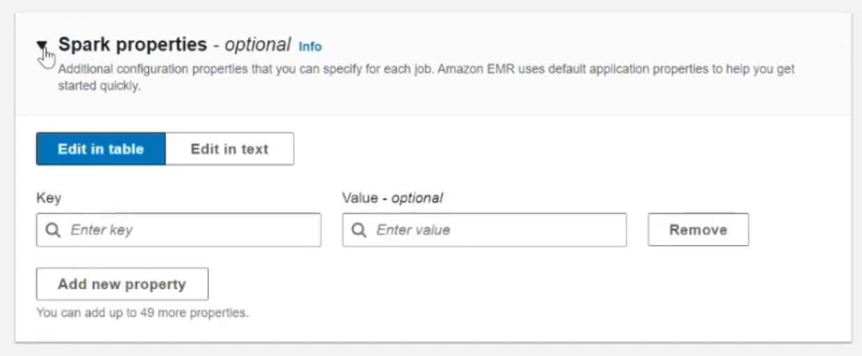 Configuring Spark Properties - EMR Serverless – AWS EMR Serverless – EMR Serverless Application – Serverless Application – Serverless App – Spark Job – EMR Serverless Spark – EMR Serverless Tutorial – EMR Serverless Create Application – AWS EC2 – AWS S3 – S3 bucket – AWS S3 bucket – AWS IAM – IAM Role – IAM Permissions – AWS IAM Permissions – AWS VPC – EMR Cluster – EMR Application – Spark UI – EMR Studio – AWS EMR Studio – EMR Serverless Pricing – EMR Serverless vs Glue – EMR Serverless vs EMR – PySpark Script