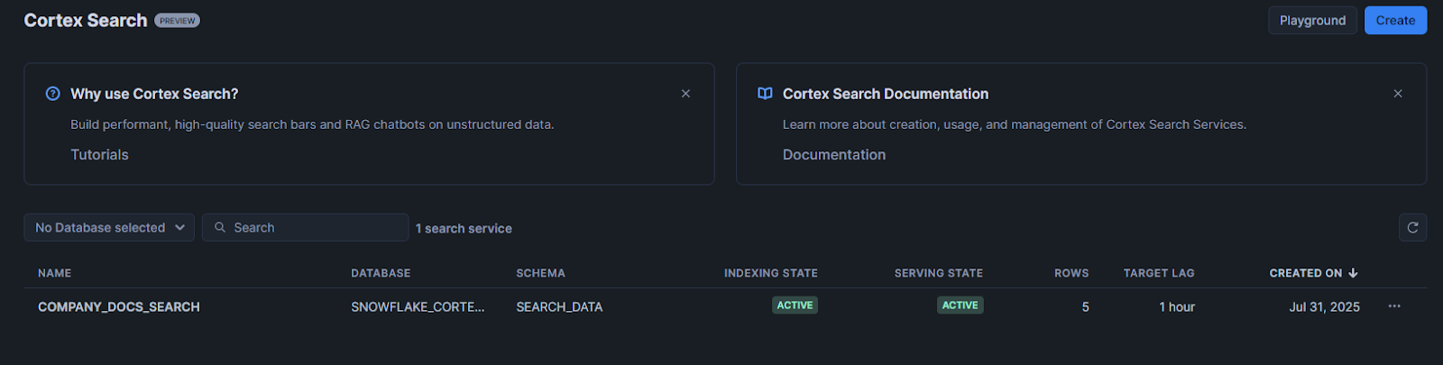 Creating Snowflake Cortex Search Service - Snowflake Cortex – Snowflake Cortex Search – Cortex Search – Cortex Search Service – CREATE CORTEX SEARCH SERVICE – Large Language Models – LLMs – LLM Chatbot – Retrieval Augmented Generation – RAG – RAG Engine – Keyword Search – Semantic search – Snowflake AI – Snowflake AI ML – Fuzzy Search – Vector Search – Snowflake Vector Search – Snowflake Dynamic Table – Snowsight – Snowflake Snowsight – Embedding Models – Snowflake Embedding Models – Snowflake Streamlit – Streamlit – Enterprise Search – Snowflake Change Tracking – Snowflake Enable Change Tracking – Cortex LLM Functions – Snowflake Arctic Embed – Hybrid Search Engine – Snowflake AI & ML Studio – Snowflake AI and ML – Model Context Window – Semantic Reranking – Snowflake AI Search – EMBEDDING_MODEL – Cortex Search Tutorial – Snowflake Service Consumption Table – Materialized Query – Voyage Multilingual