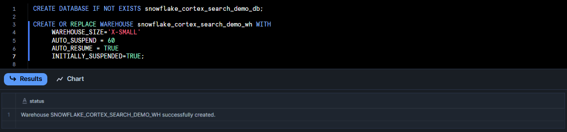 Creating Snowflake Warehouse, Database and Schema - Snowflake Cortex – Snowflake Cortex Search – Cortex Search – Cortex Search Service – CREATE CORTEX SEARCH SERVICE – Large Language Models – LLMs – LLM Chatbot – Retrieval Augmented Generation – RAG – RAG Engine – Keyword Search – Semantic search – Snowflake AI – Snowflake AI ML – Fuzzy Search – Vector Search – Snowflake Vector Search – Snowflake Dynamic Table – Snowsight – Snowflake Snowsight – Embedding Models – Snowflake Embedding Models – Snowflake Streamlit – Streamlit – Enterprise Search – Snowflake Change Tracking – Snowflake Enable Change Tracking – Cortex LLM Functions – Snowflake Arctic Embed – Hybrid Search Engine – Snowflake AI & ML Studio – Snowflake AI and ML – Model Context Window – Semantic Reranking – Snowflake AI Search – EMBEDDING_MODEL – Cortex Search Tutorial – Snowflake Service Consumption Table – Materialized Query – Voyage Multilingual