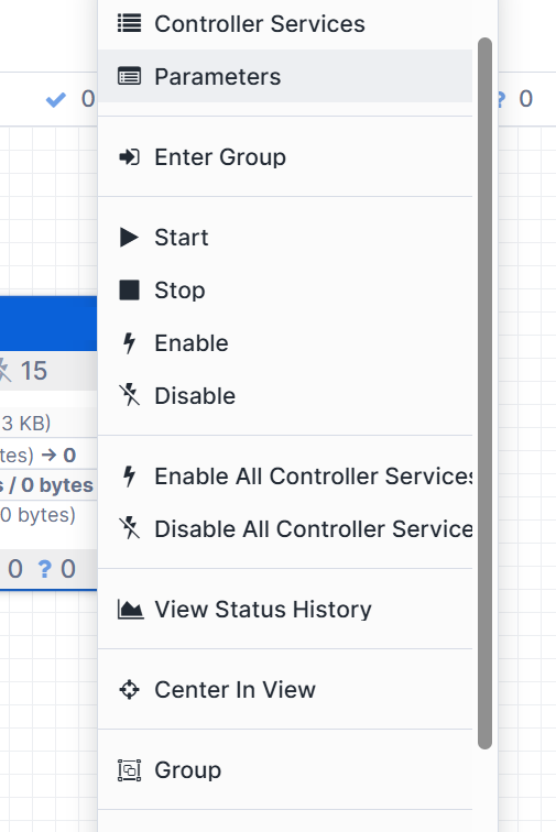 Configuring connector parameters - Snowflake Openflow