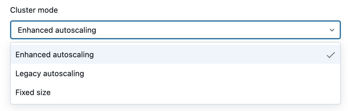 Setting up cluster mode - Databricks Delta Live Table 