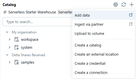 Databricks Catalog Explorer - Databricks CREATE TABLE