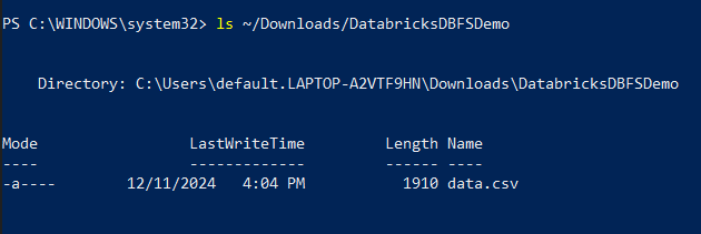 HOW TO: Download files from Databricks DBFS to local machine (2026)