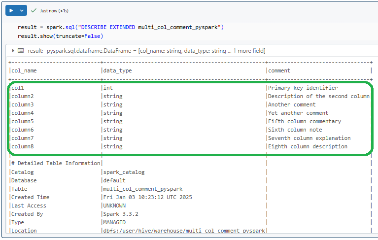HOW TO: Add multiple column comments in Databricks (2026)