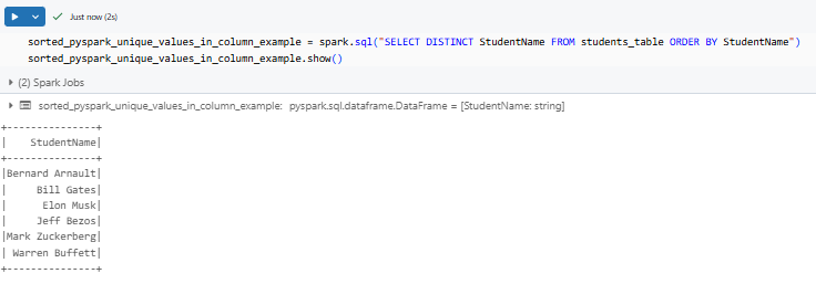 HOW TO: Get unique values in column: 4 PySpark examples (2026)