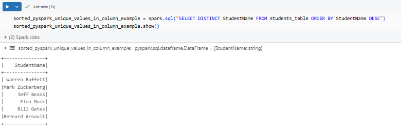 HOW TO: Get unique values in column: 4 PySpark examples (2026)