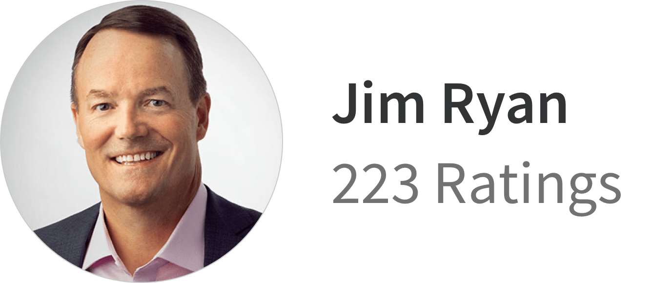 223 ratings for Jim Ryan on Glassdoor