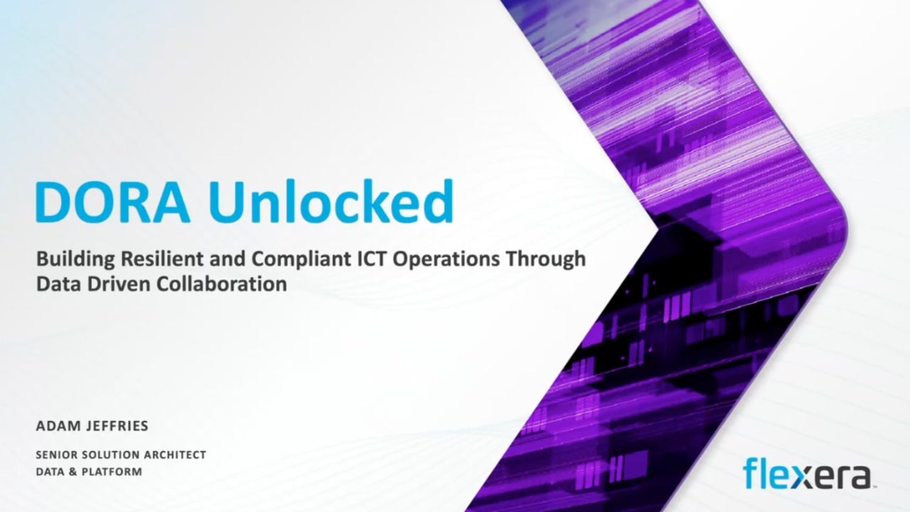 DORA Unlocked: Building Resilient and Compliant ICT Operations Through Data Driven Collaboration