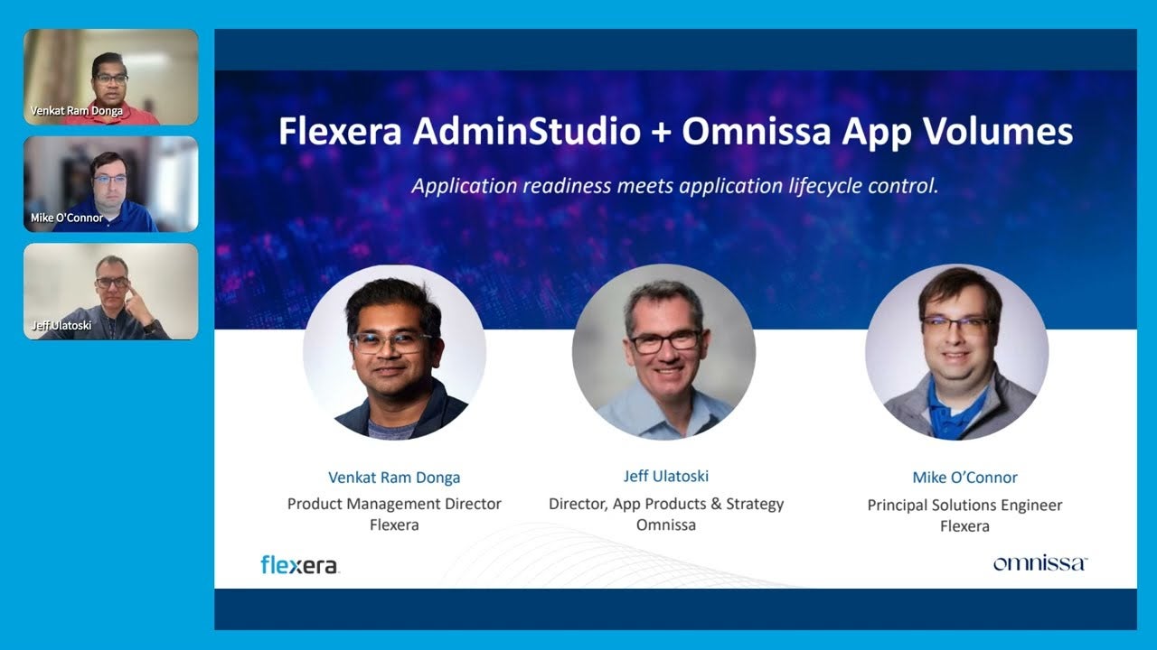 Flexera AdminStudio Omnissa App Volumes