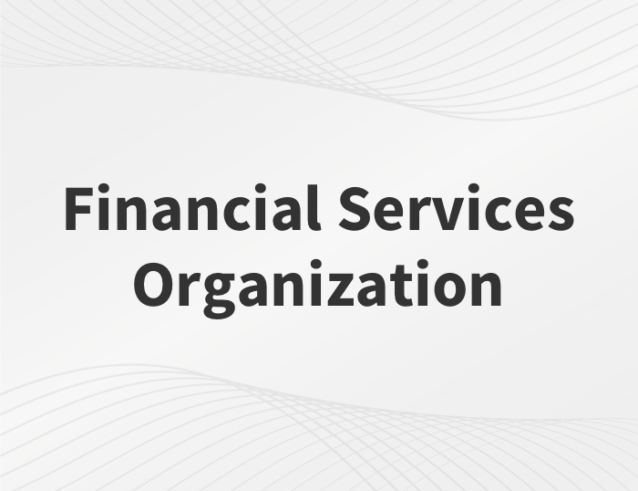 Financial Services Organization case study