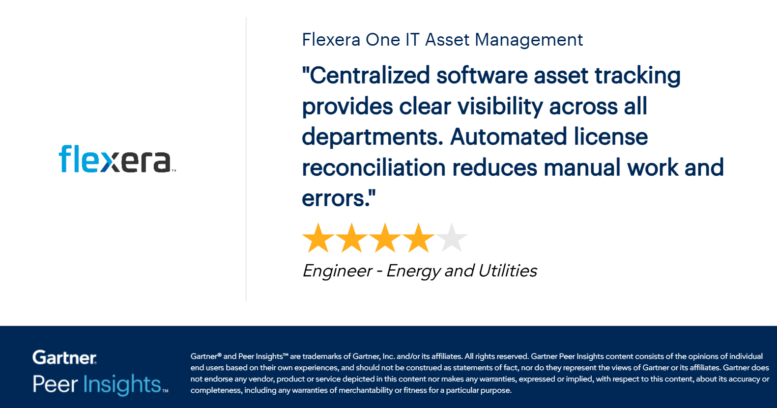 gartner review it asset management