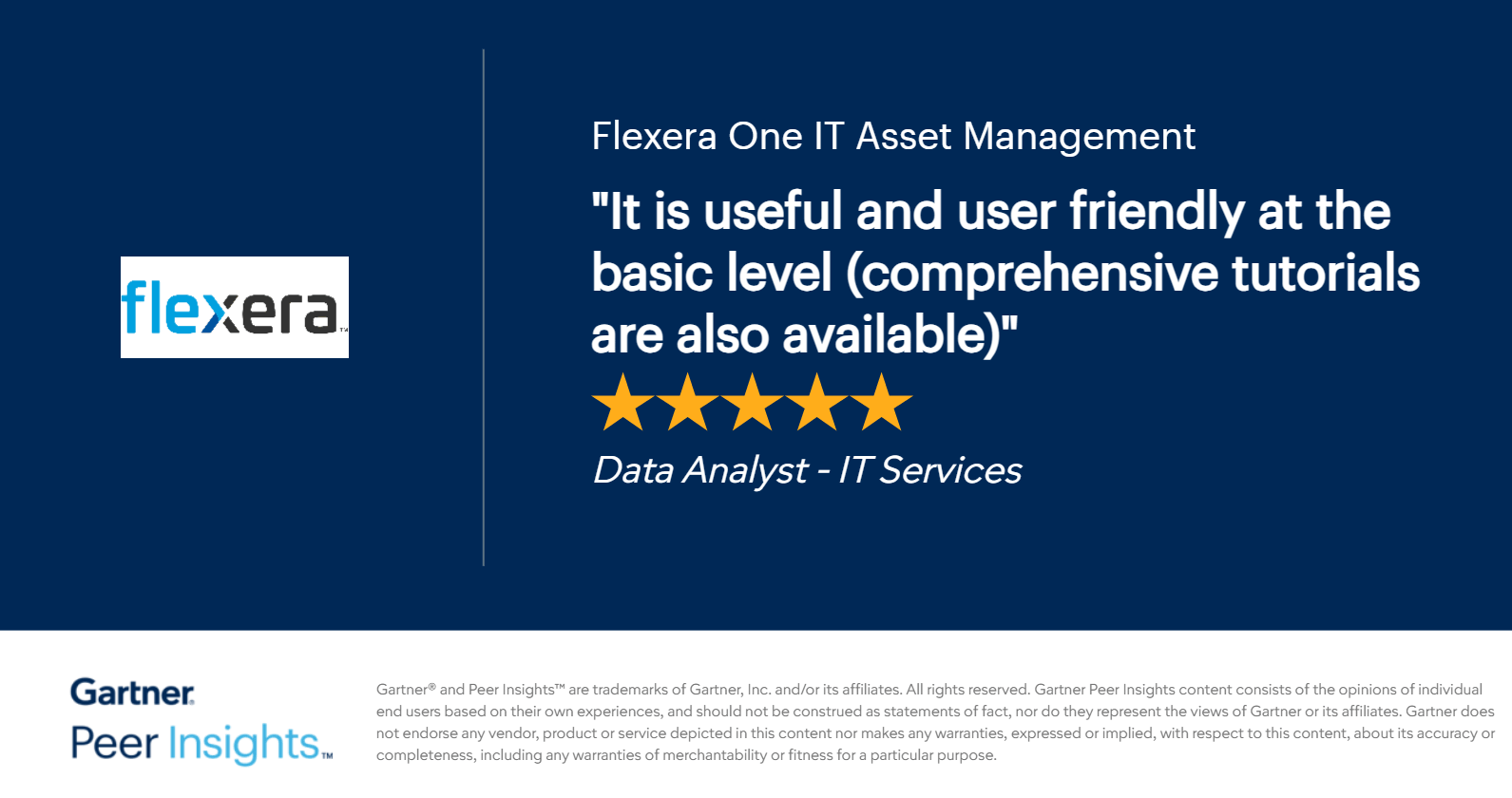 gartner review it asset management