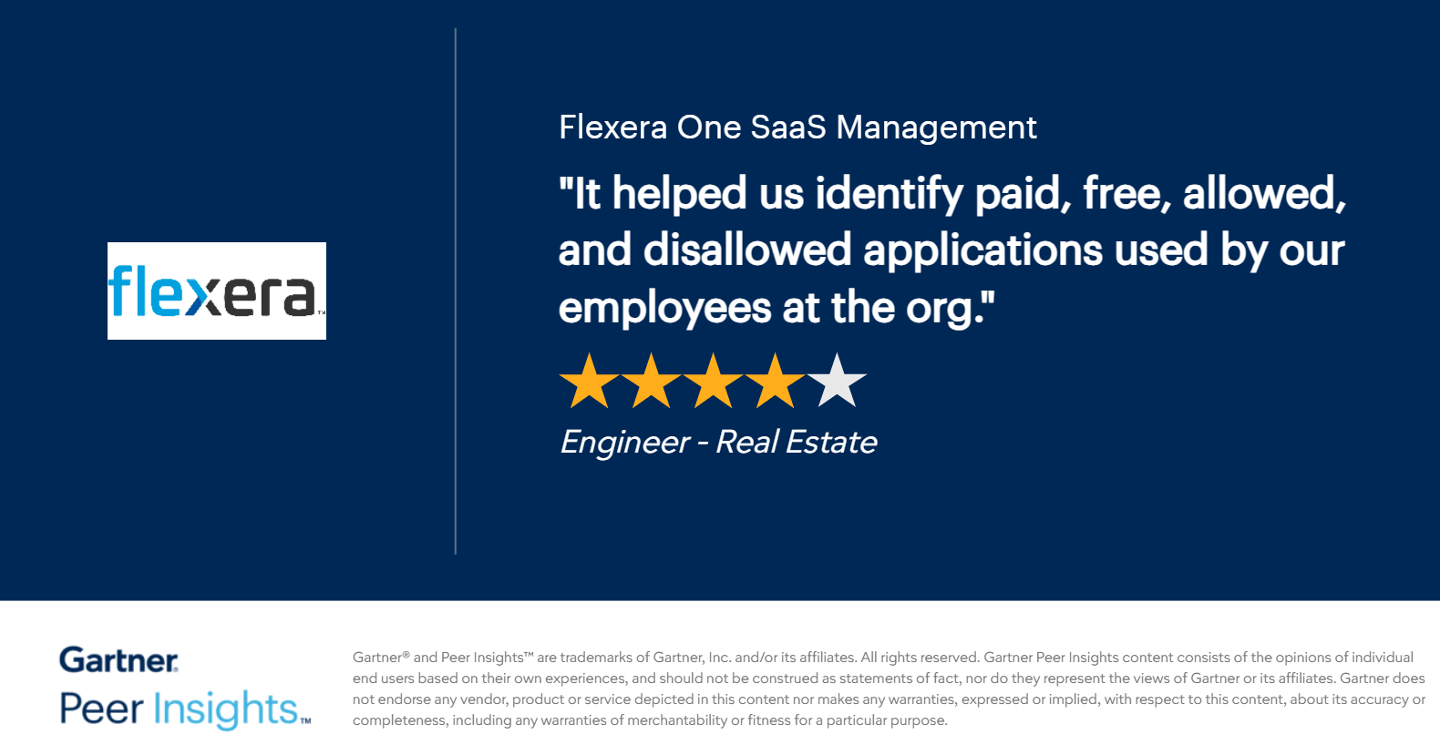 gartner review saas management