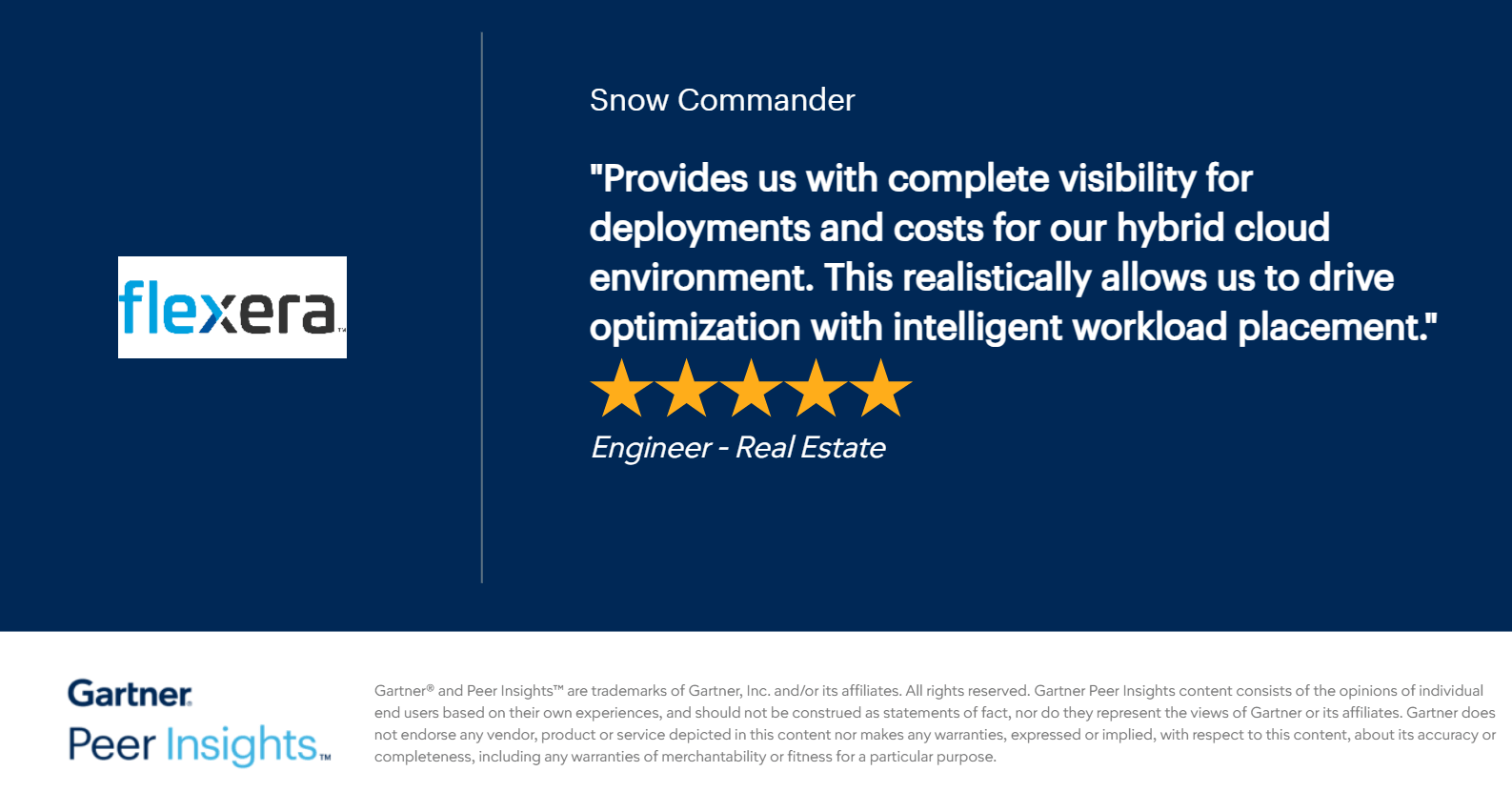gartner review snow commander