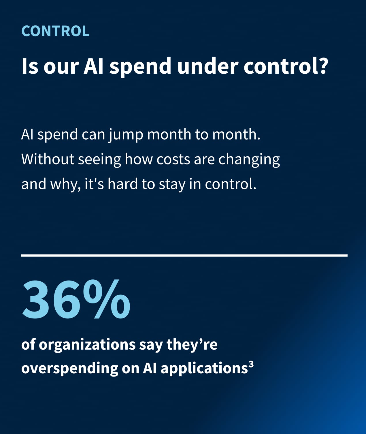 Control: Is our AI spend under control?